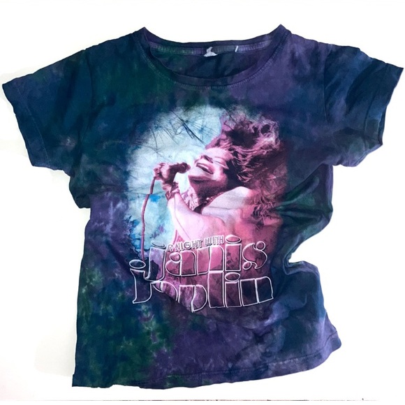 Tops - Vintage band shirt!  tie dye Janis Joplin …